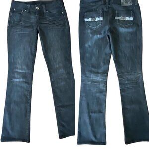 Guess Mid Rise Boot Cut Charcoal Jeans Sz 29​​​​​​​​